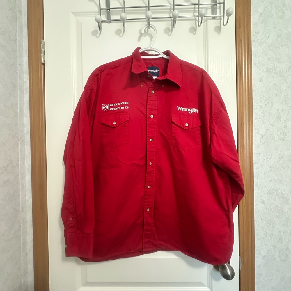 Wrangler Vibrant Red Shirt